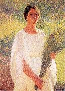 Martin, Henri Woman with Flowers oil painting on canvas
